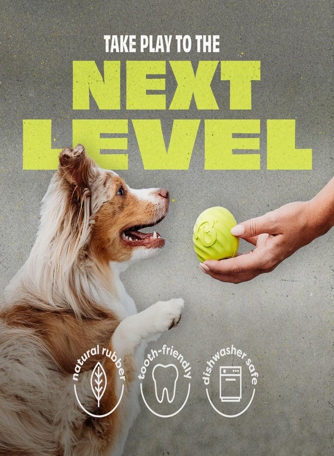 Benebone Dog Ball, Natural Rubber - Image 4